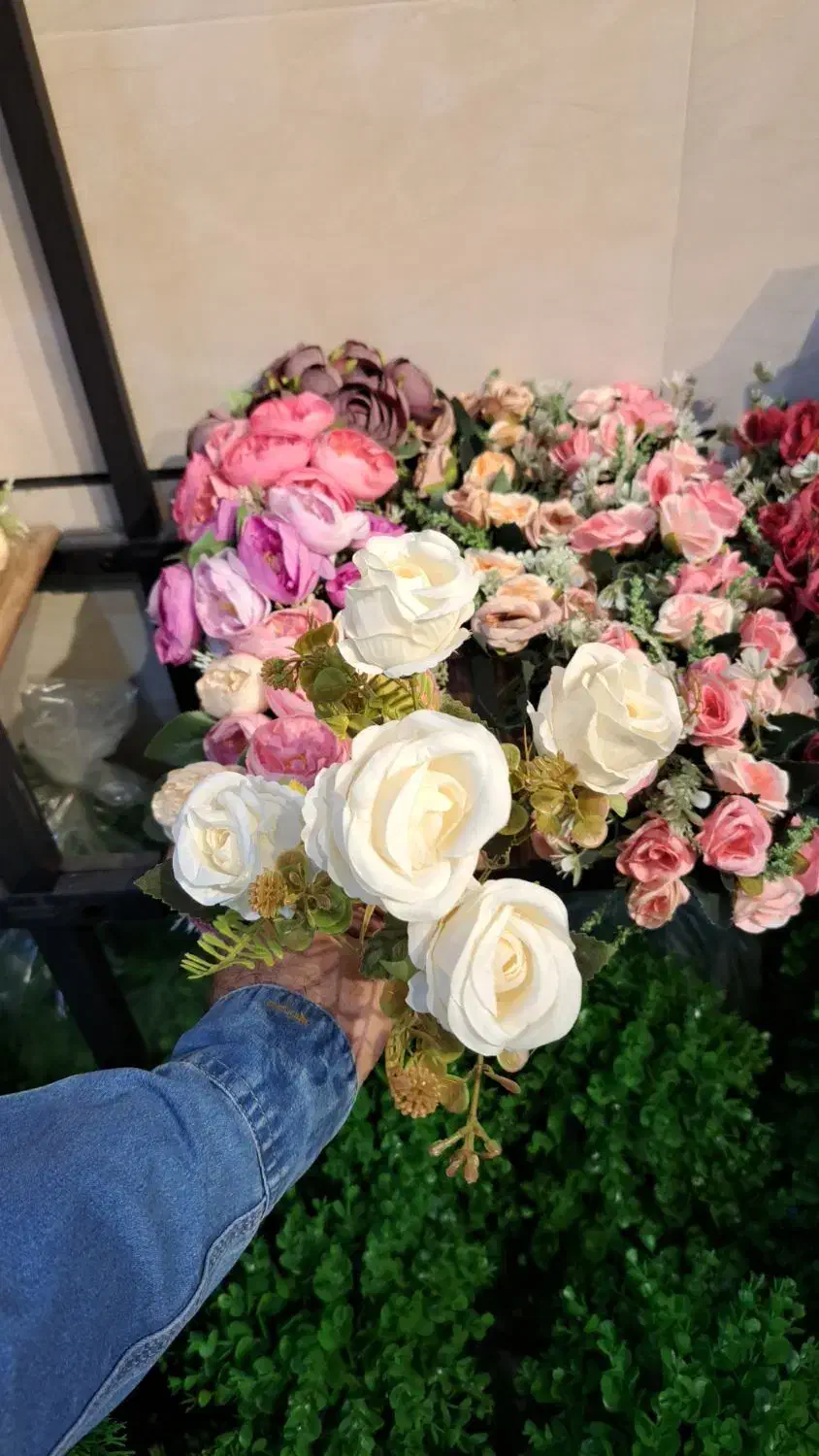 گل بوته ای|گل مصنوعی|آفتاب, |دیوار