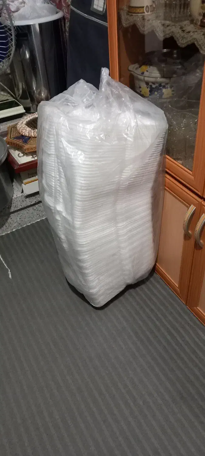 ظرف یکبار مصرف جهت پخش نذری|ظروف نگهدارنده، پلاستیکی، یکبارمصرف|ارومیه, |دیوار