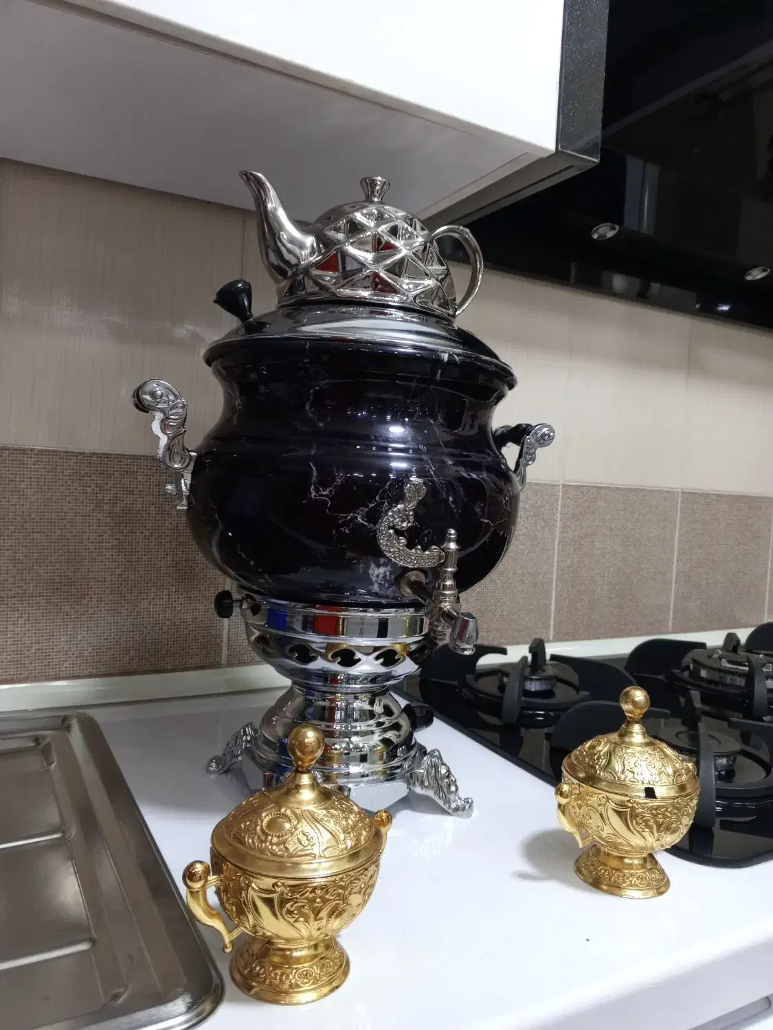 سماور گازی 12بدون آتشخانه نو جدید|سماور، چایساز، قهوهساز|بانه, |دیوار