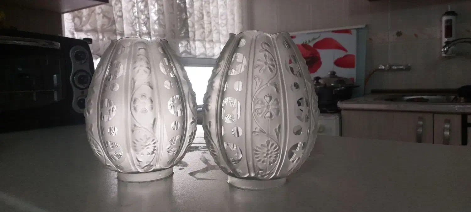 دو عدد حباب چراغ یا لوستر|لوستر و چراغ آویز|تهران, تهرانپارس شرقی|دیوار