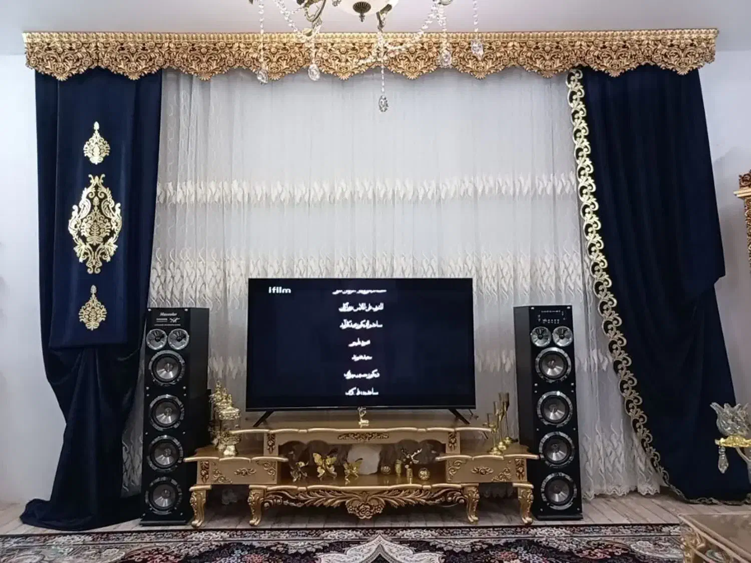 پرده و کتیبه و شانل|پرده، رانر، رومیزی|اصفهان, پرتمان|دیوار