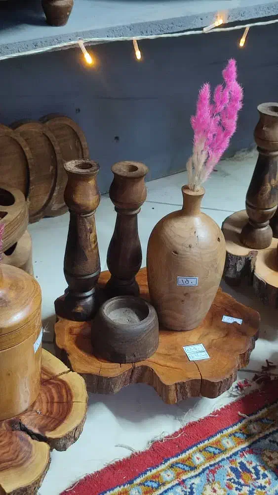 ست چوبی رومیزی|صنایع دستی و سایر لوازم تزئینی|اصفهان, رزمندگان|دیوار