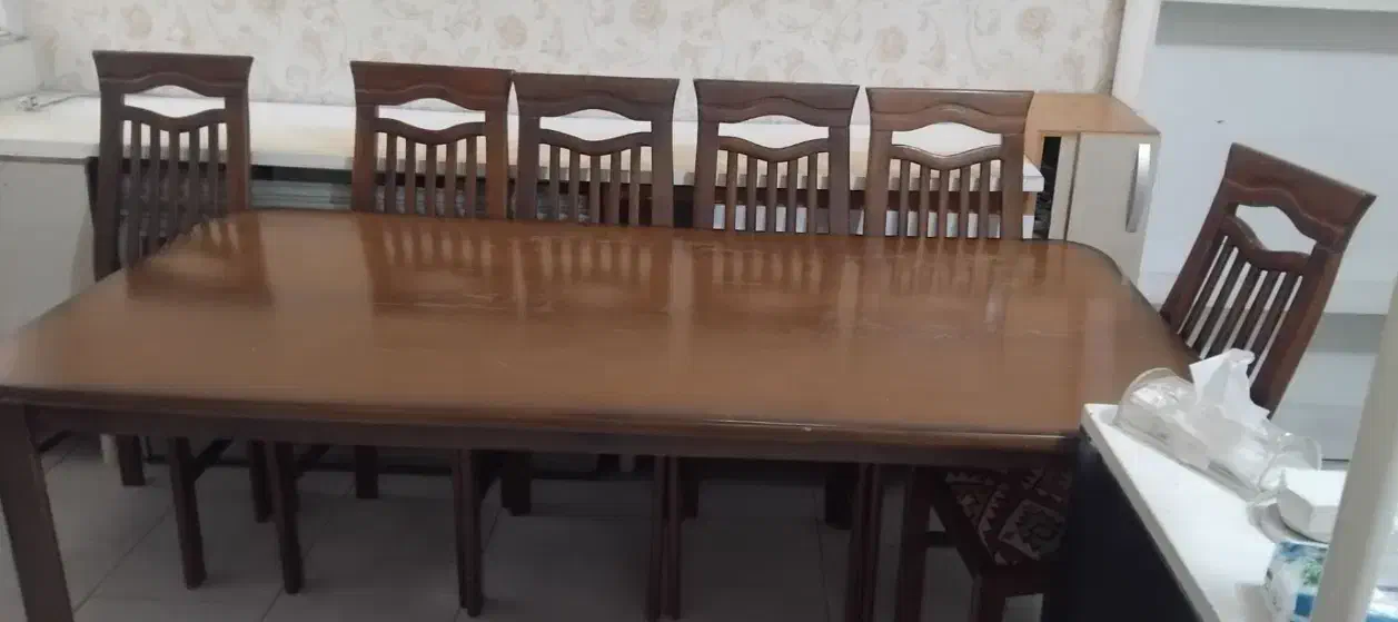 میز نهار خوری|میز و صندلی غذاخوری|ورامین, ورامین|دیوار