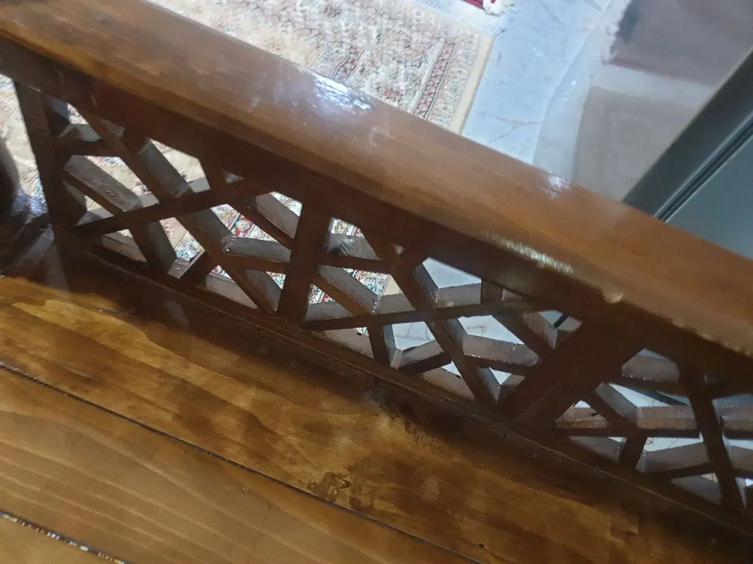 تخت چوبی نو با طول ۲ عرض 1 ساخت سفارشی۴ نفره|صندلی و نیمکت|سرخرود, |دیوار