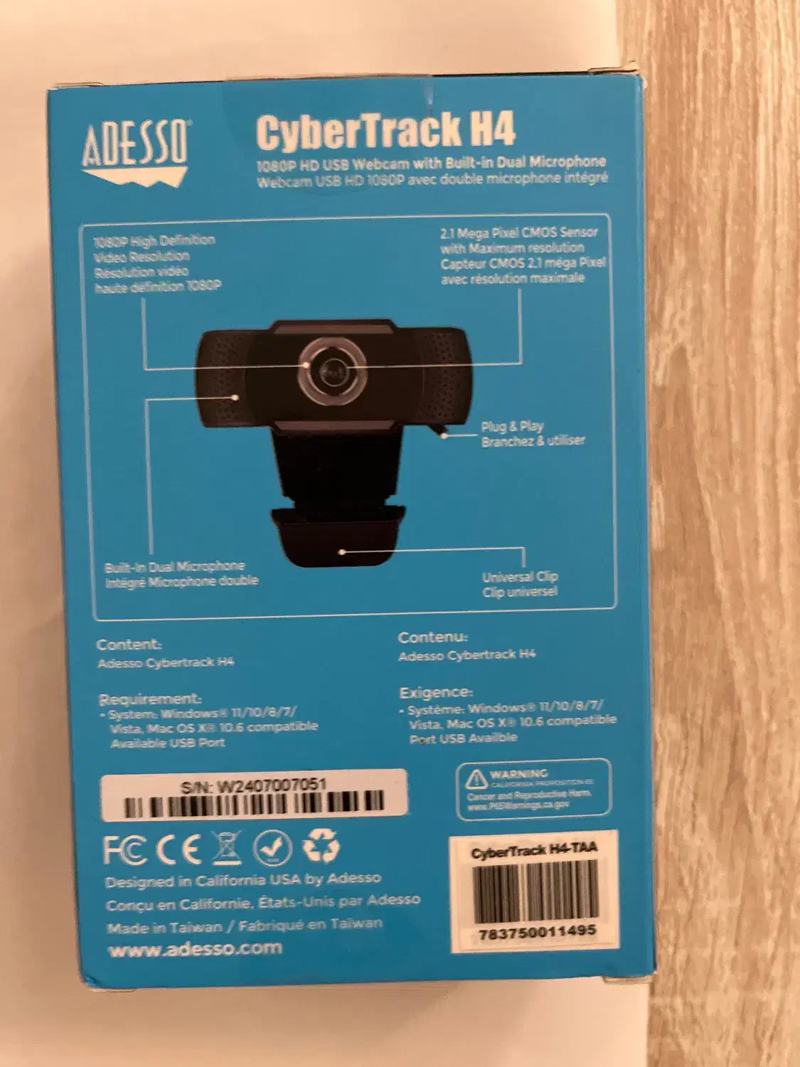 وب کم با میکروفن webcam with built-in microphone|قطعات و لوازم جانبی رایانه|تهران, شهرک آزمایش|دیوار