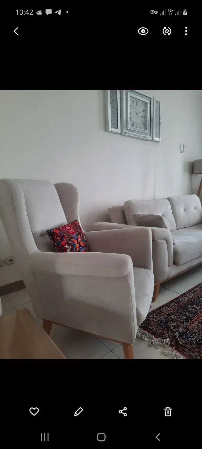 مبل تختخواب شو ۸ نفره همراه با میز ناهار خوری|مبلمان خانگی و میز عسلی|تهران, دریا|دیوار