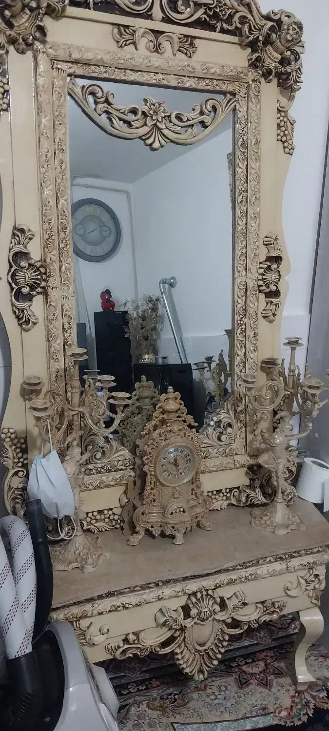 اینه شمعدان|صنایع دستی و سایر لوازم تزئینی|اقبالیه, |دیوار