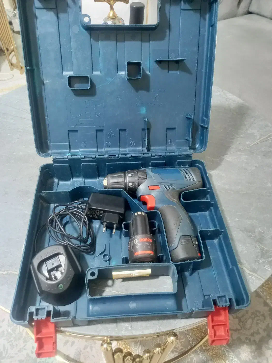 پیچ گوشتی و دریل شارژی بوش gsb 1080  چکشی|ماشین‌آلات صنعتی|پرند, فاز ۶|دیوار