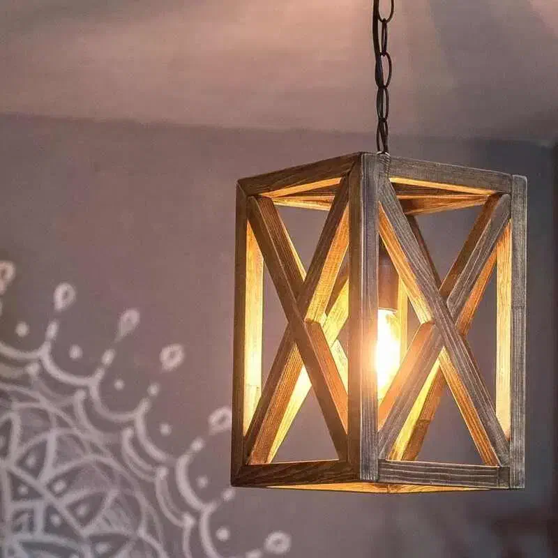 ساخت انواع لوستر های چوبی|لوستر و چراغ آویز|مینودشت, |دیوار