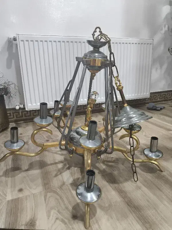 لوستر لوکس قدیمی|لوستر و چراغ آویز|بندر انزلی, معلم|دیوار