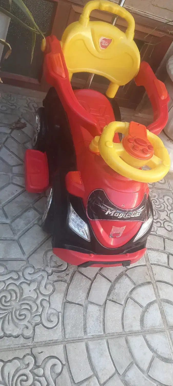 ماشین حمل کودک همراه با موزیکال|اسباببازی|فسا, |دیوار