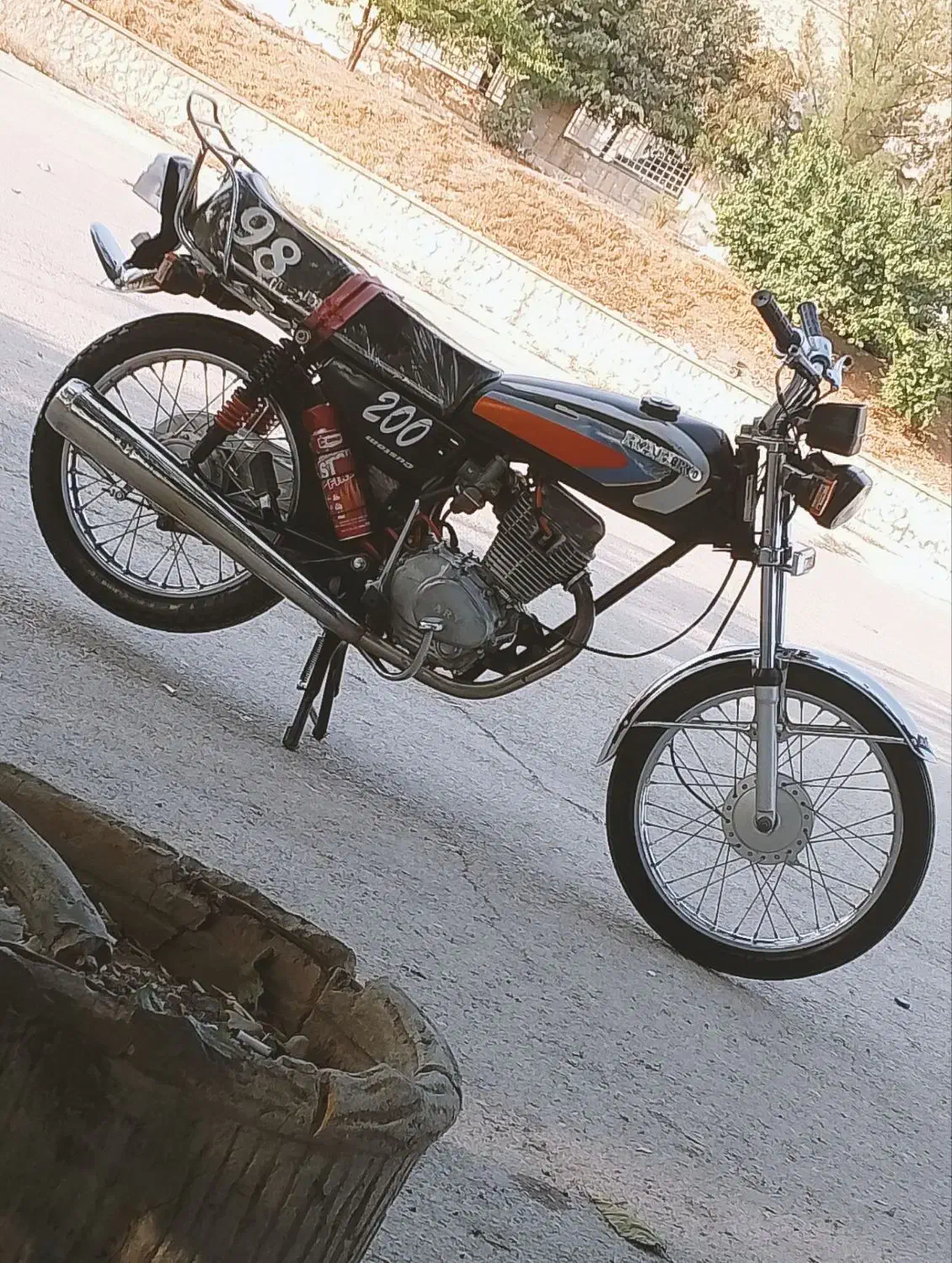 متور سیکلت 125تقویت به200پلاک ملی|موتورسیکلت|ایوان, |دیوار