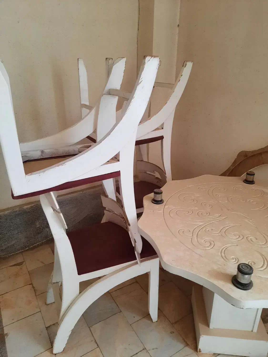 میزناهارخوری ۴نفره|میز و صندلی غذاخوری|شاهین‌شهر, مسکن مهر|دیوار