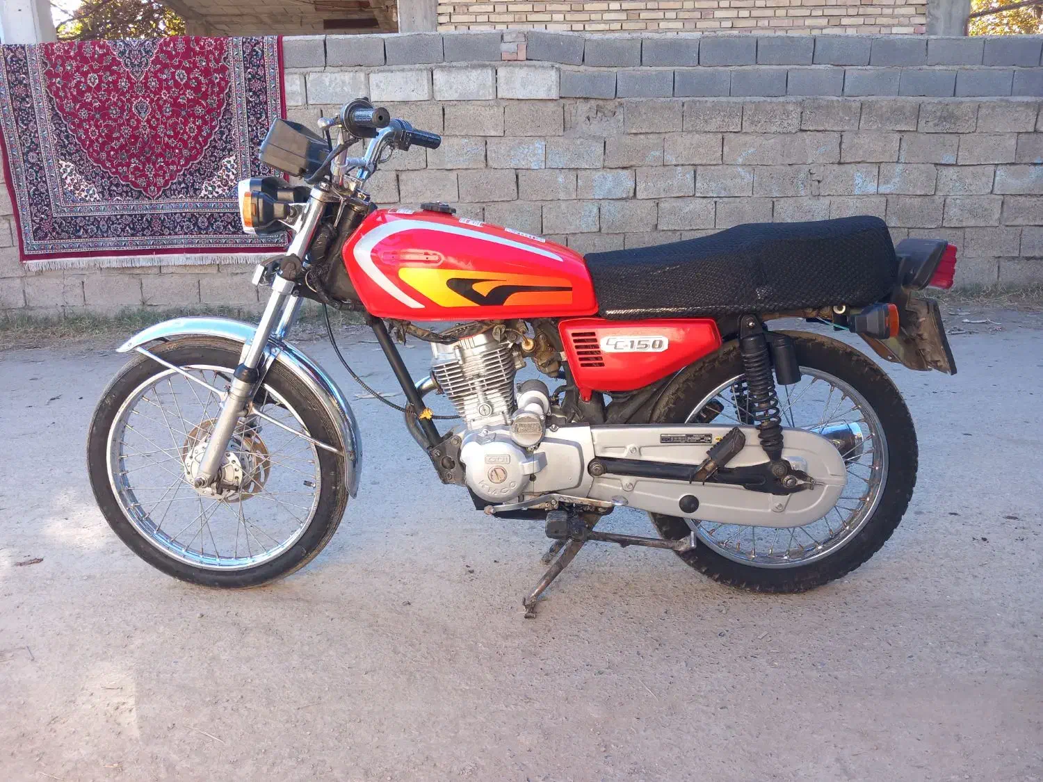 متور۱۵۰کبیرمدل۹۰مدارک کامل سنداماده انتقال|موتورسیکلت|رامیان, |دیوار