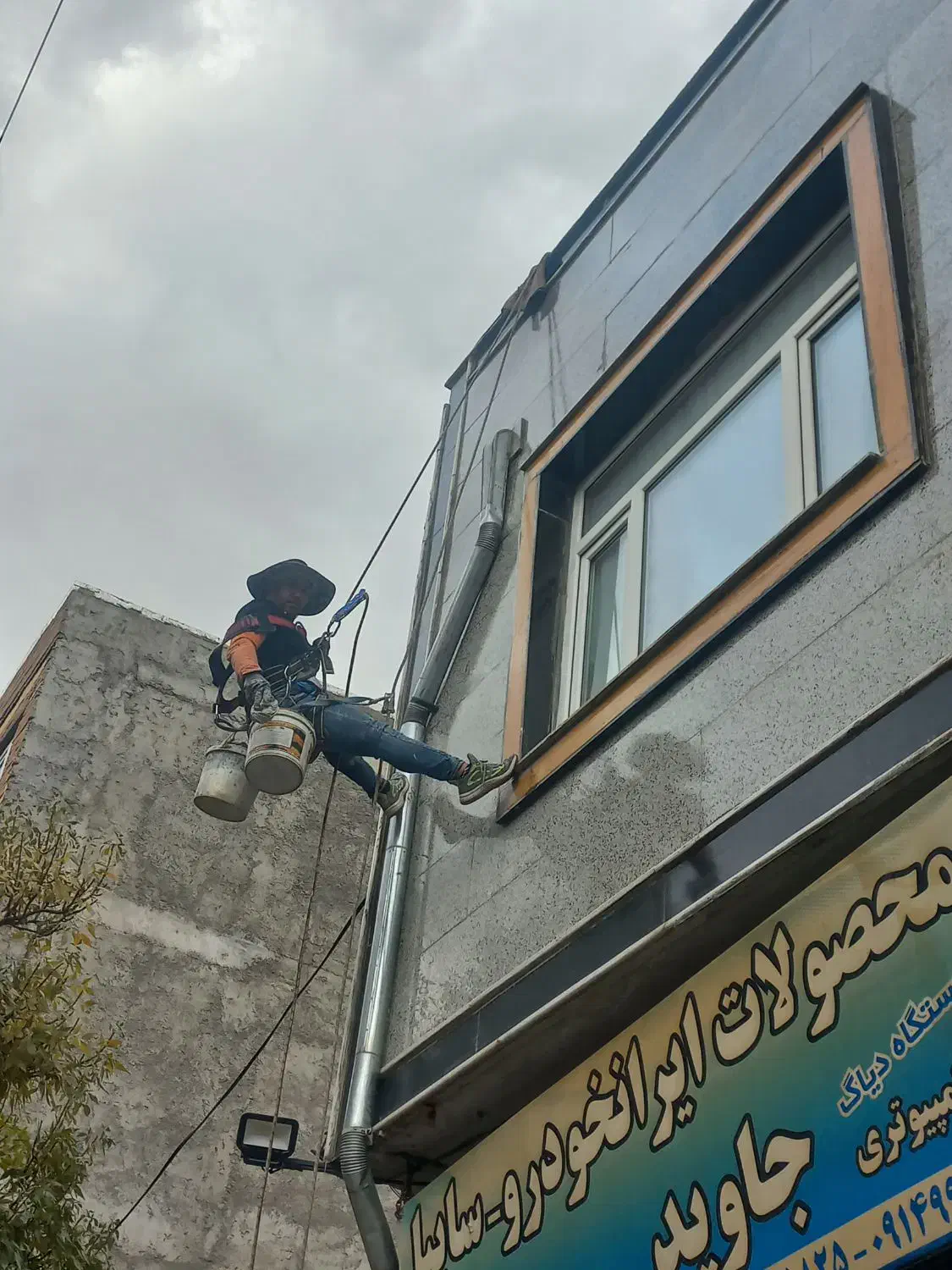 پیچ رولپلاک نما آپارتمان ایزوگام آب بندی داربست|خدمات پیشه و مهارت|خلخال, |دیوار