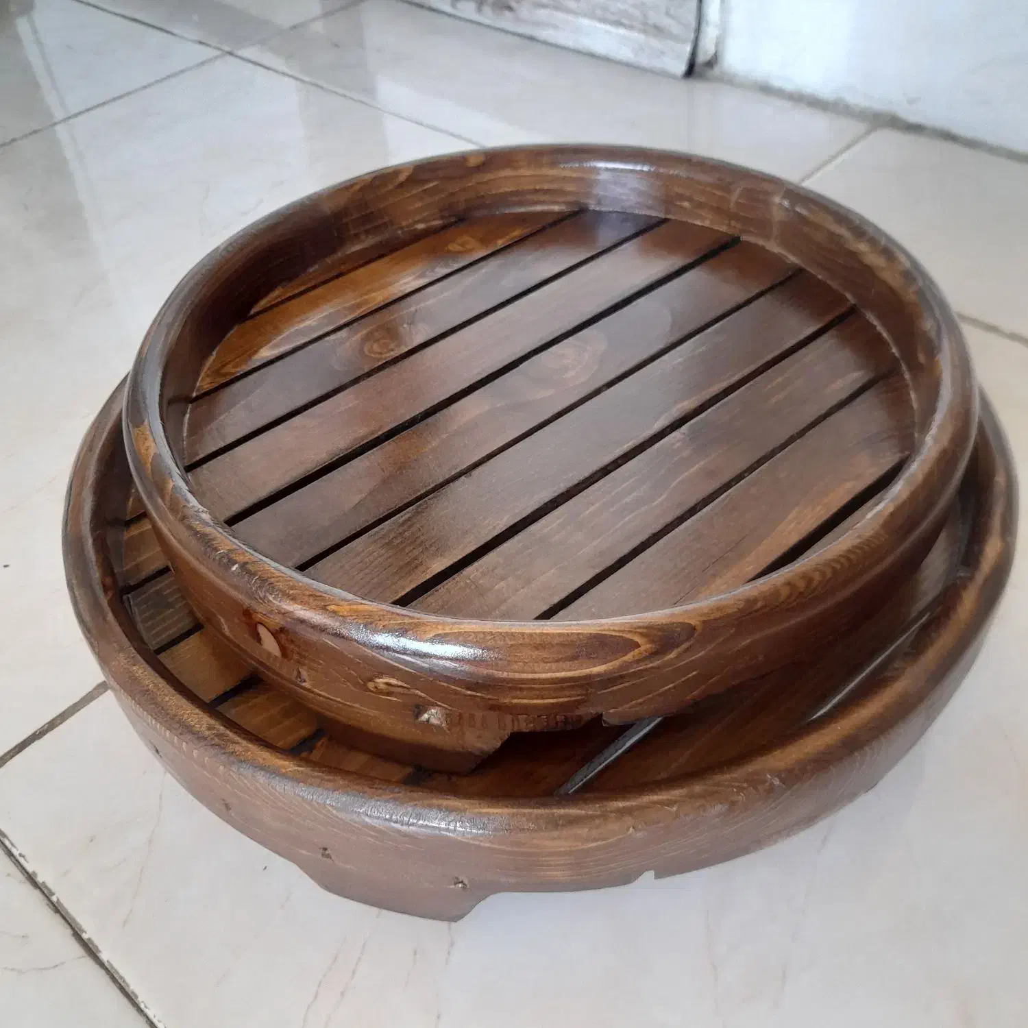 سینی چوبی|ظروف سرو و پذیرایی|پاکدشت, پاکدشت (مامازند)|دیوار