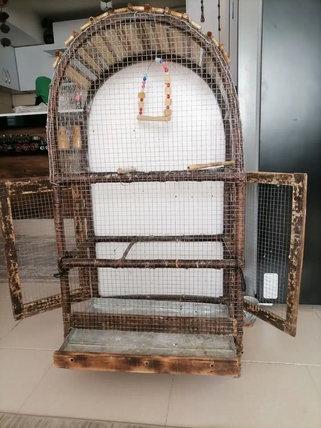 قفس چوبی دستساز|لوازم جانبی حیوانات|کرمان, |دیوار