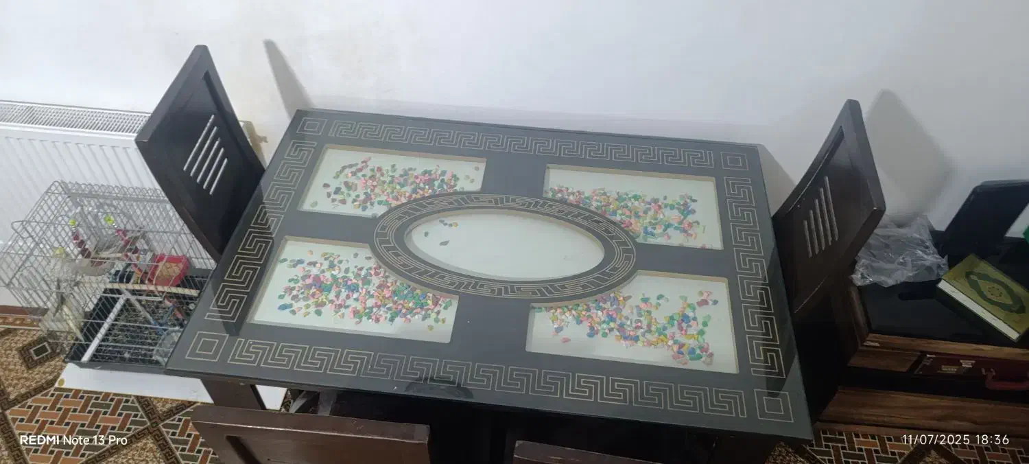 میز نهار خوری چهار نفره|میز و صندلی غذاخوری|شاهدشهر, |دیوار