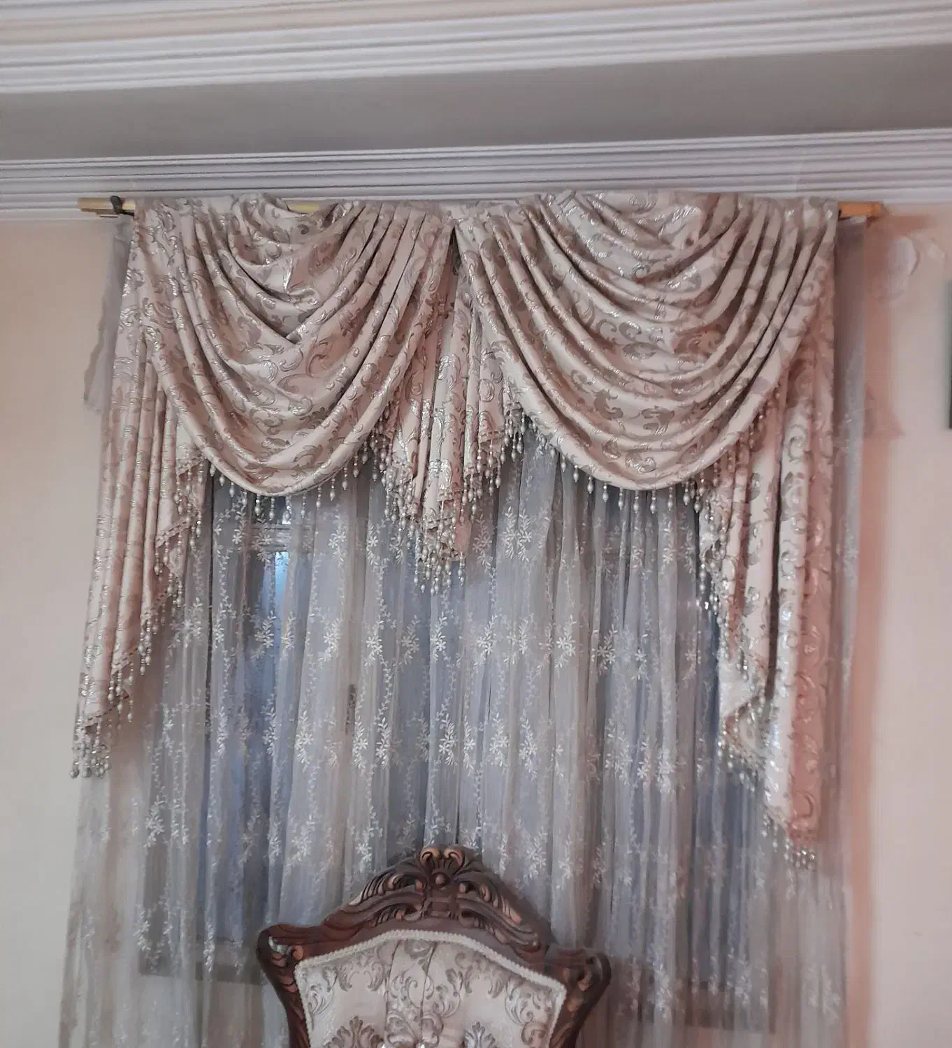 پرده|پرده، رانر، رومیزی|کرج, شهرک جهازیها|دیوار