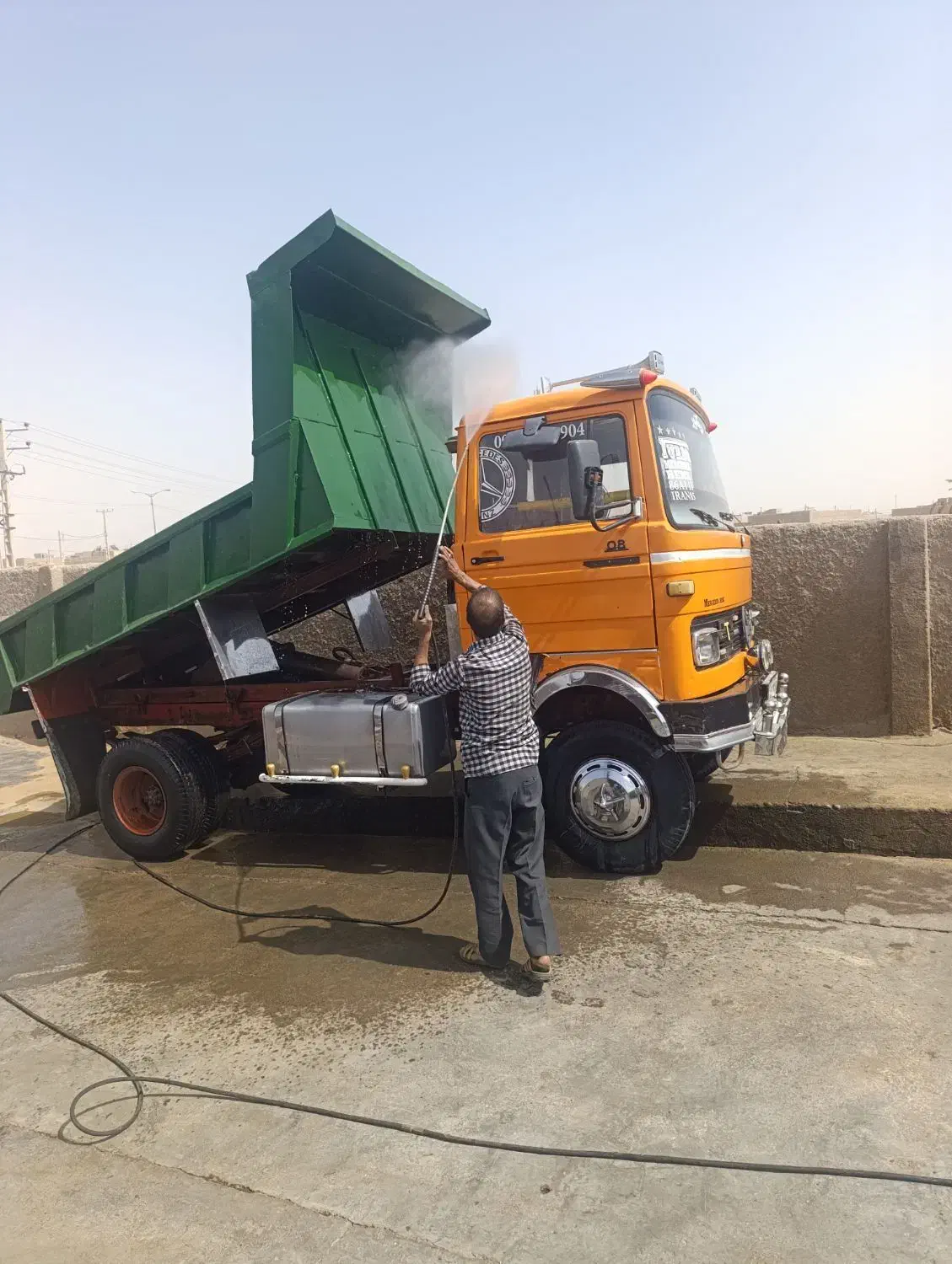 خاور بنز کمپرسی ۶۰۸|خودرو سنگین|زابل, |دیوار