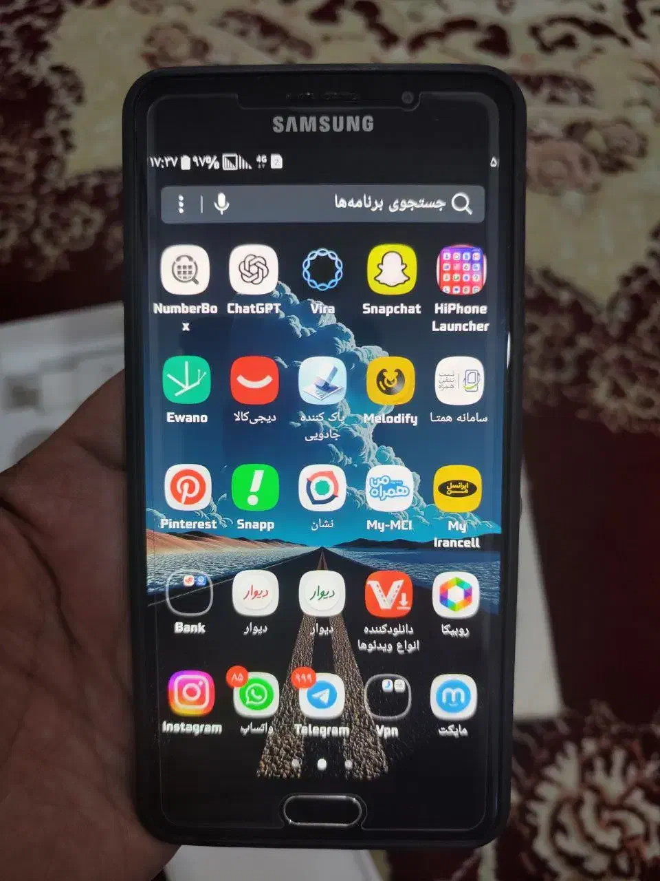 سامسونگ a7 حافظه ۳۲ رم۳ درحد|موبایل|تبریز, |دیوار