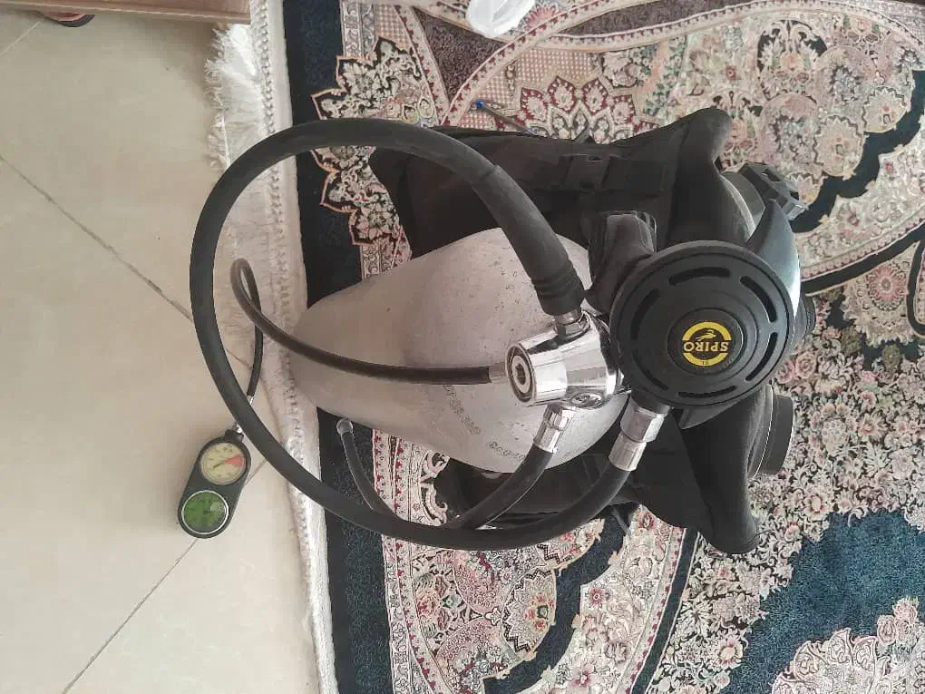 ست غواصی .سیلندر . بی سی دی. رگلاتور و اختاپوس|غواصی و ورزشهای آبی|کیش, |دیوار