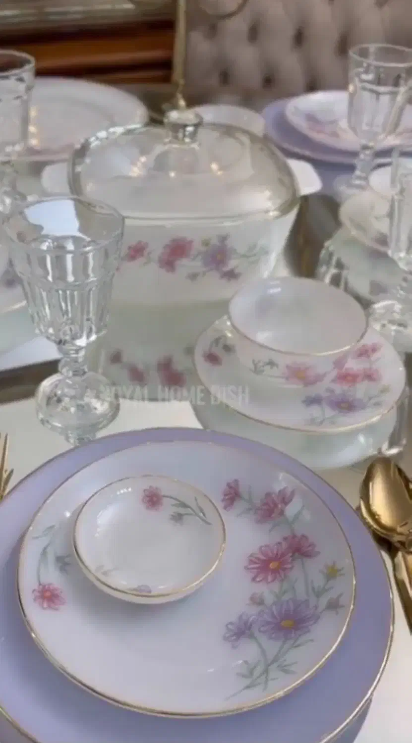 سرویس چینی پیرکس آرکوپال آمریکایی اصل|ظروف سرو و پذیرایی|کرمان, |دیوار