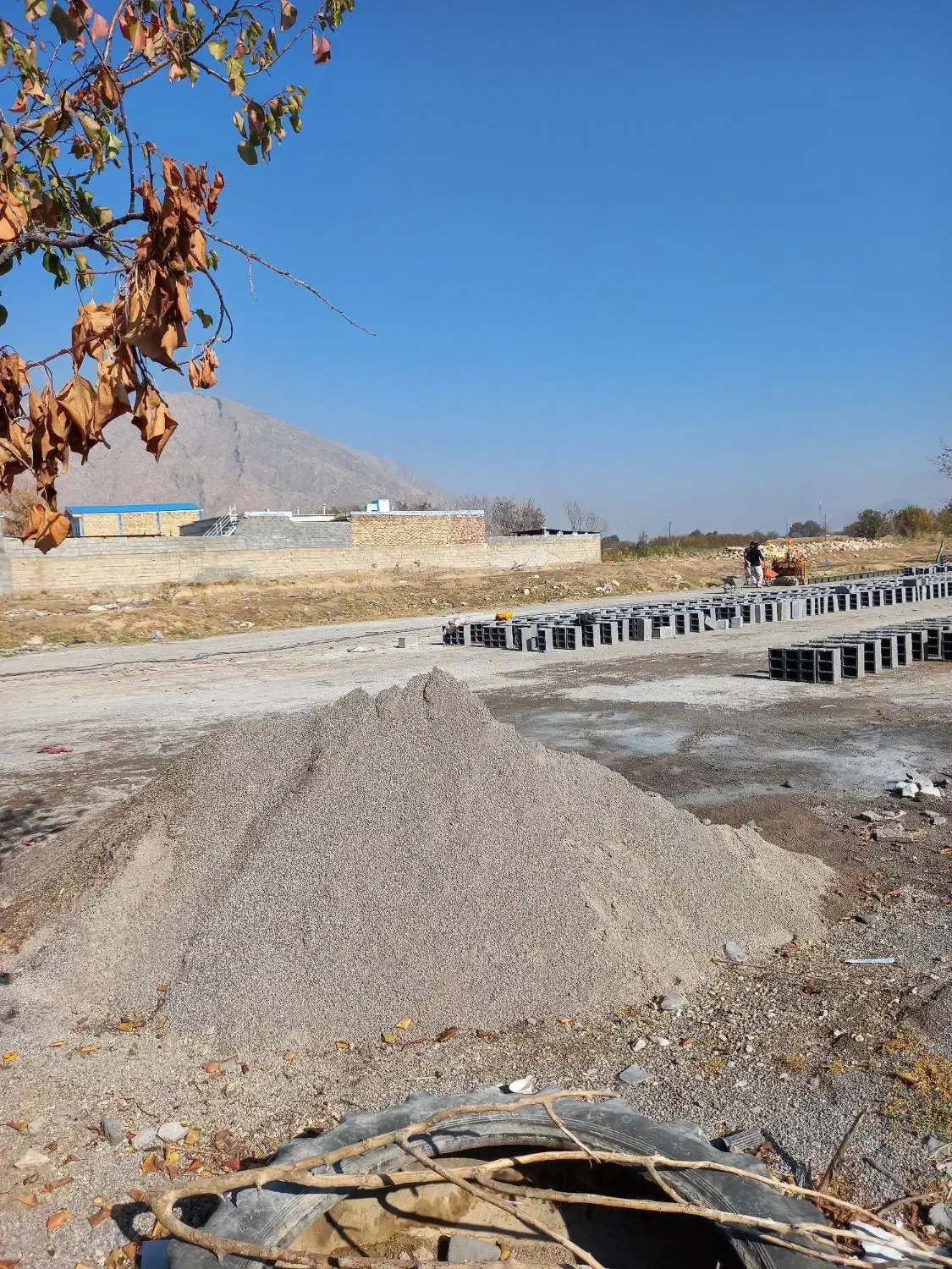 بلوک ته بسته|مصالح و تجهیزات ساختمان|صحنه, |دیوار