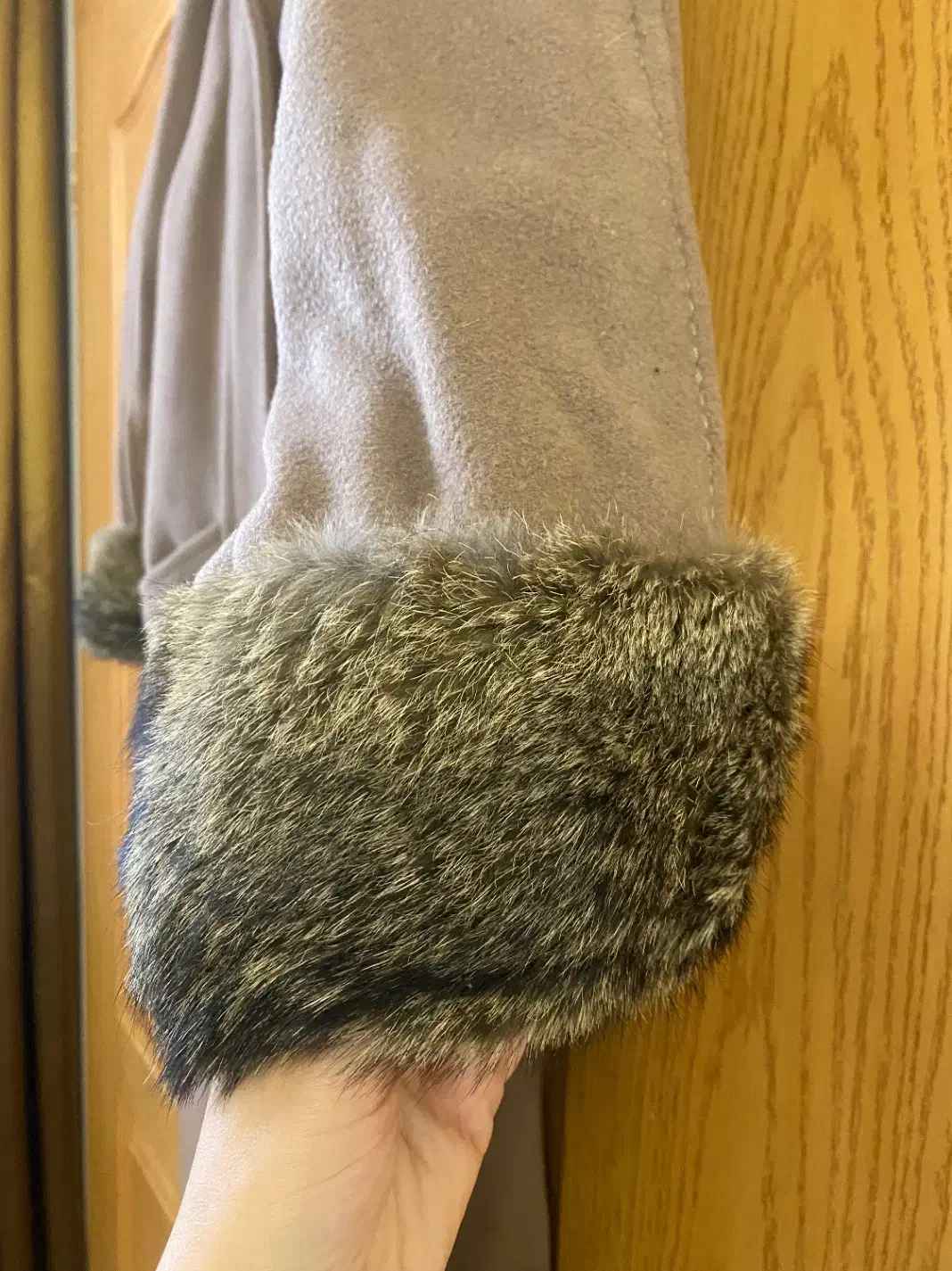 پالتو زنانه خزدار اصل|لباس|کرمان, |دیوار