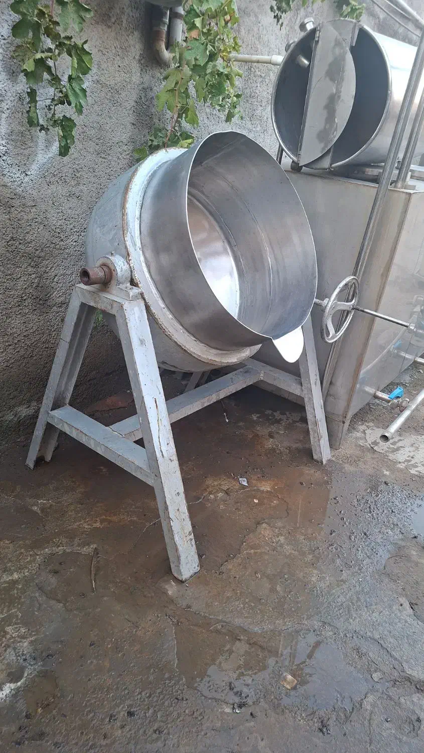 میکسر350لیتری دوجداره استیل مخزن پاتیل گردن500|ماشین‌آلات صنعتی|تهران, چیتگر جنوبی|دیوار