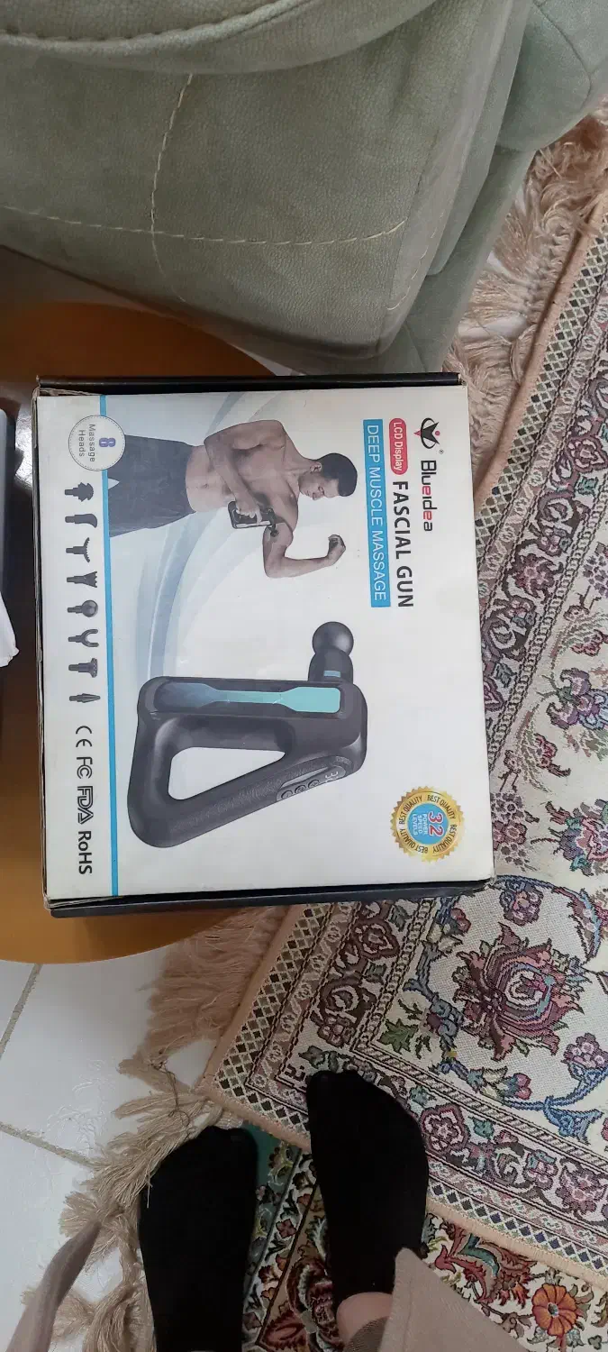 دستگاه ماساژ با۸ سر ولباس ماساژ نو|آرایشی، بهداشتی، درمانی|قم, پشت انبار نفت|دیوار