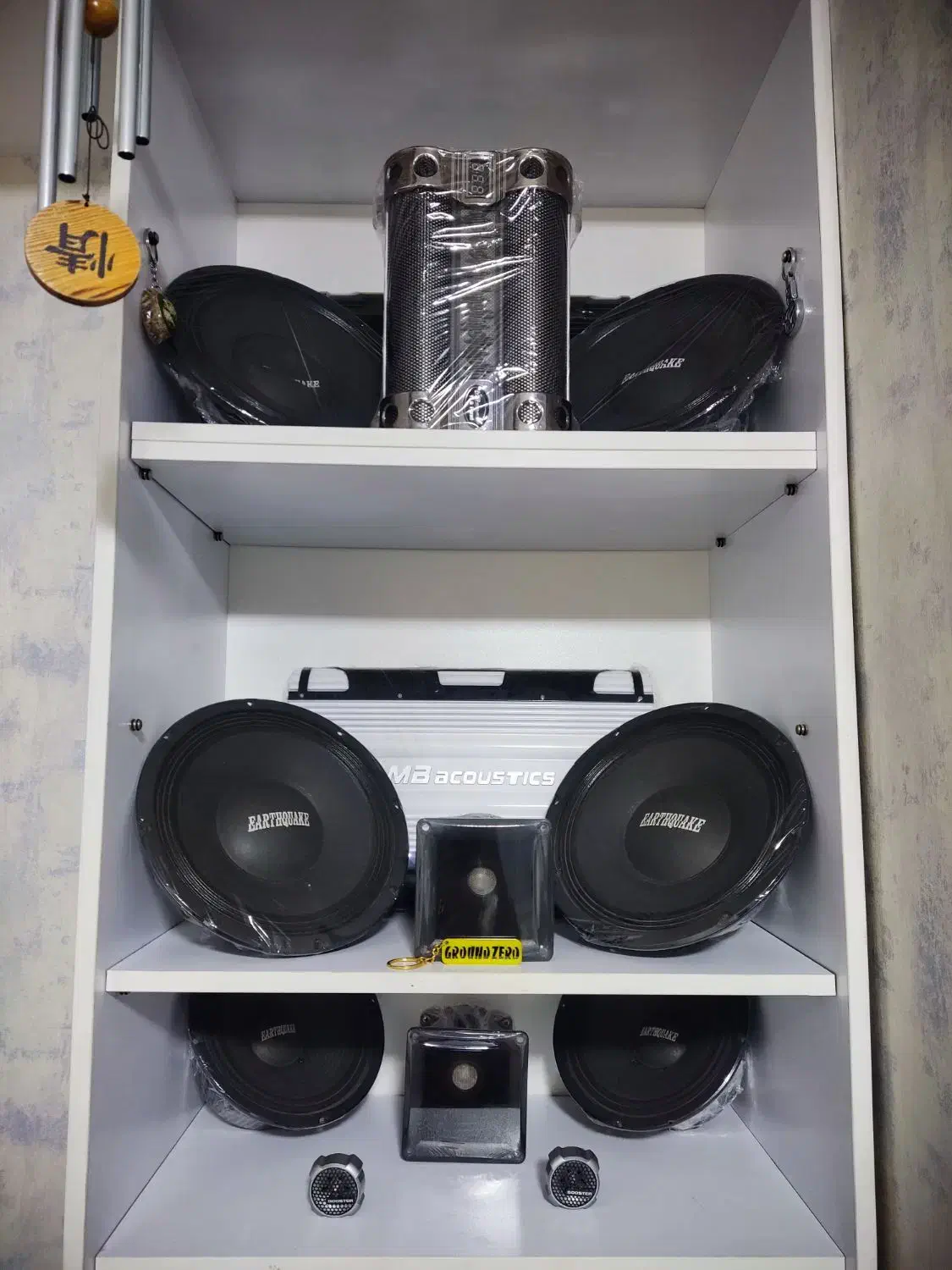 هورن ارت کوییک آمپلی و خازن ام بی ساب بوستر ضبط|قطعات یدکی و لوازم جانبی|فردیس, شهرک شهید حسینی|دیوار