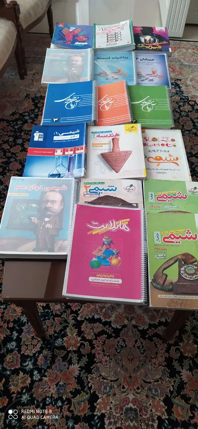 کتاب وجزوه کنکور ریاضی|لوازم التحریر|مشهد, هفده شهریور|دیوار