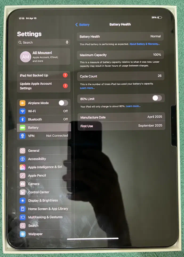 iPad Pro M4 11inch 256g|تبلت|تهران, شهرک شهید رجایی (کوی نوبنیاد)|دیوار
