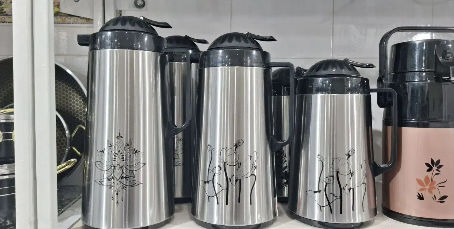 انواع فلاکس و کلمن l لوازم خانگی بانه گیان|ظروف نگهدارنده، پلاستیکی، یک‌بارمصرف|بانه, |دیوار