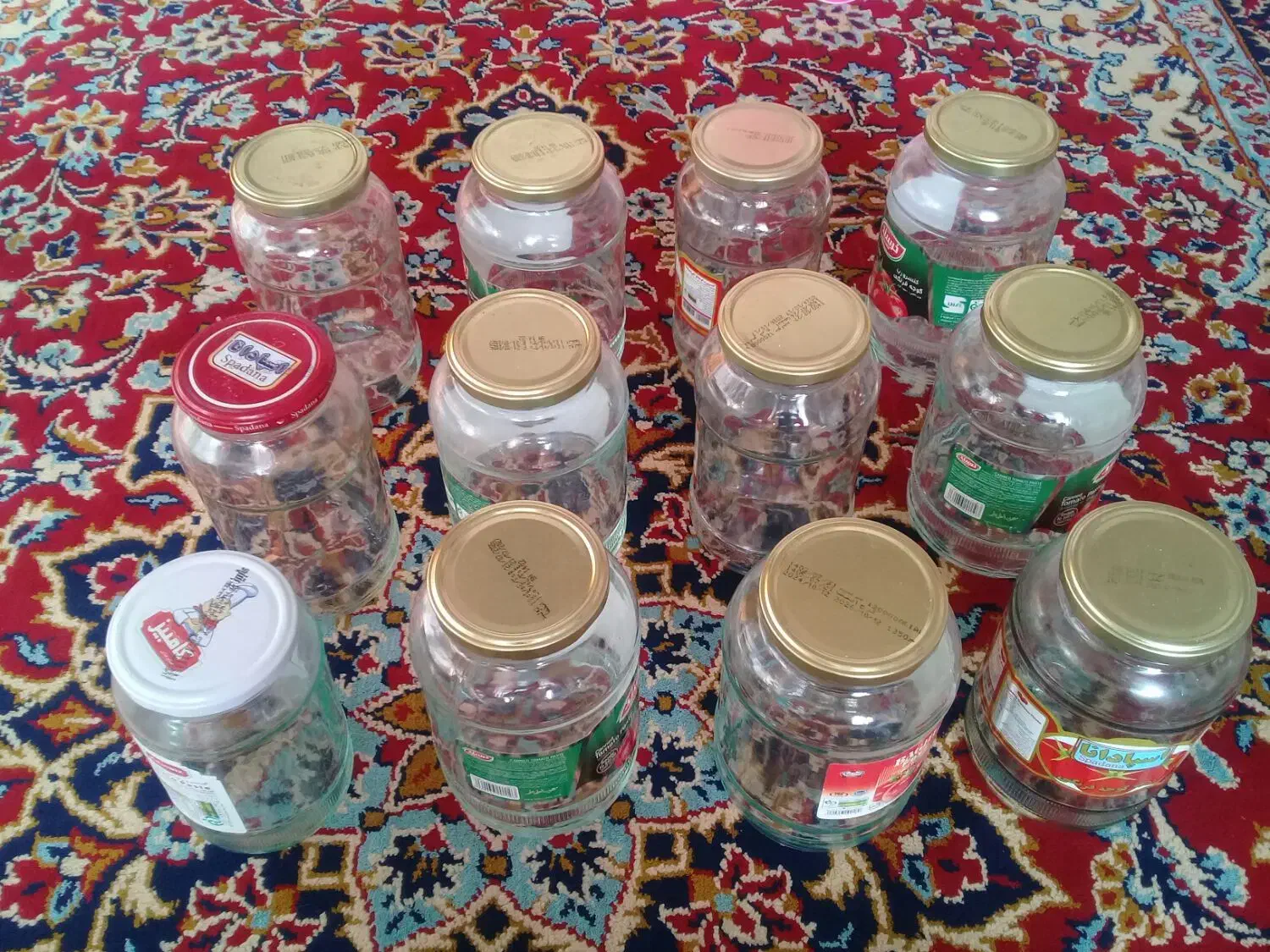 شیشه رب و مربا|ظروف نگهدارنده، پلاستیکی، یک‌بارمصرف|اردبیل, |دیوار