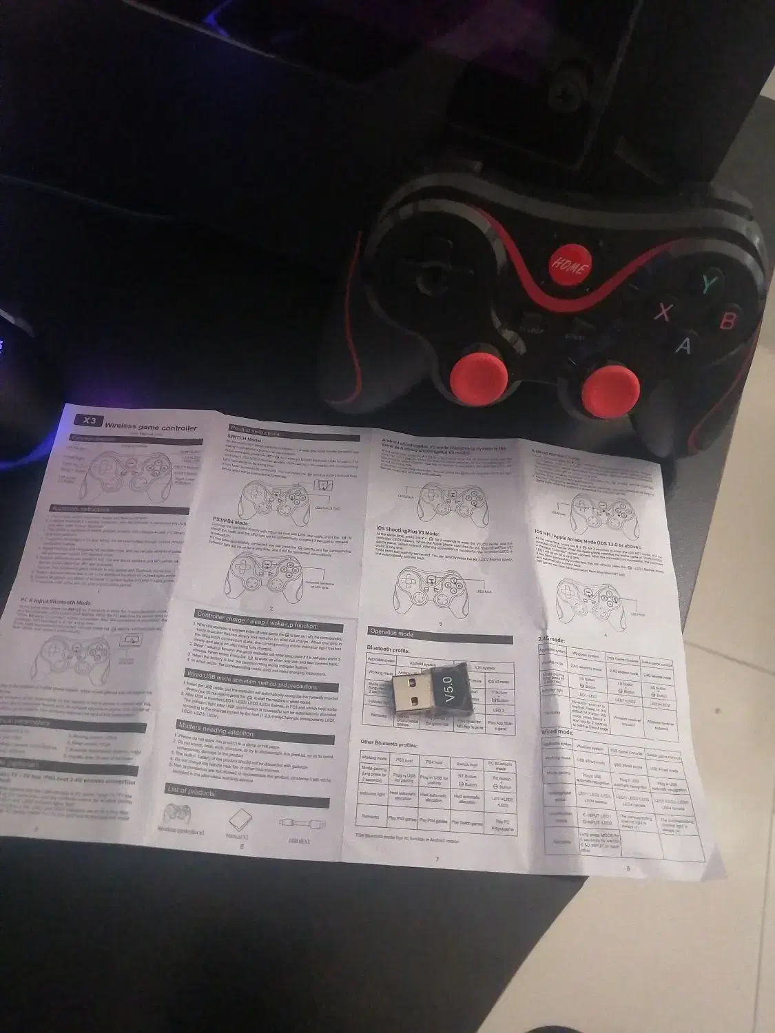 دسته بازی X3|کنسول، بازی ویدئویی و آنلاین|شیراز, دارالرحمه|دیوار