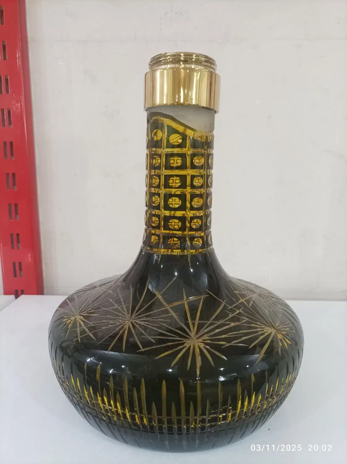 فروش قلیان کرنو برنجی پایه حکاکی شده|کلکسیون و سرگرمی|اسلامشهر, مظفریه|دیوار