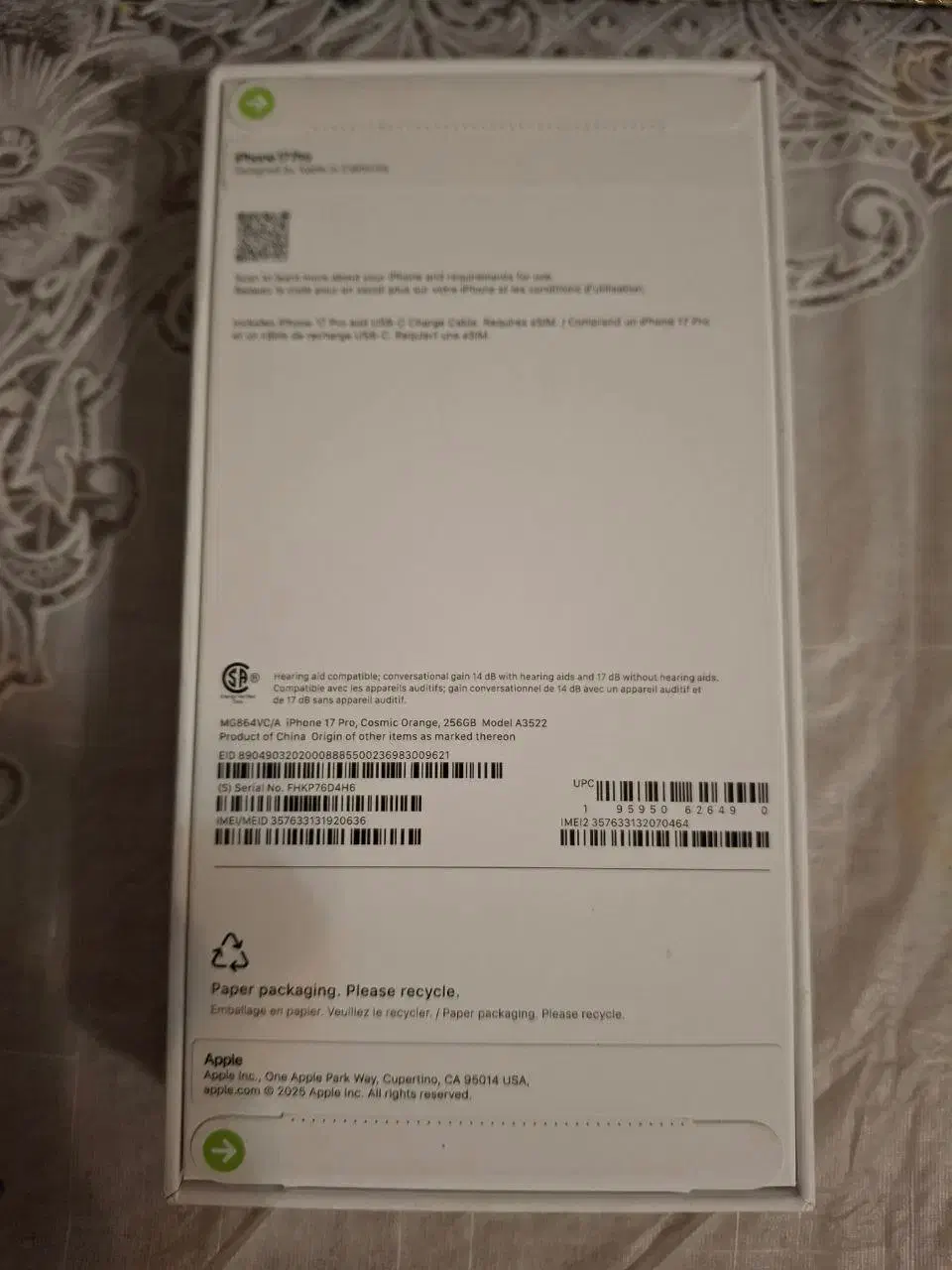 گوشی ایفون اپل ۱۷رنگ سیلور|موبایل|تهران, سید خندان (جلفا)|دیوار