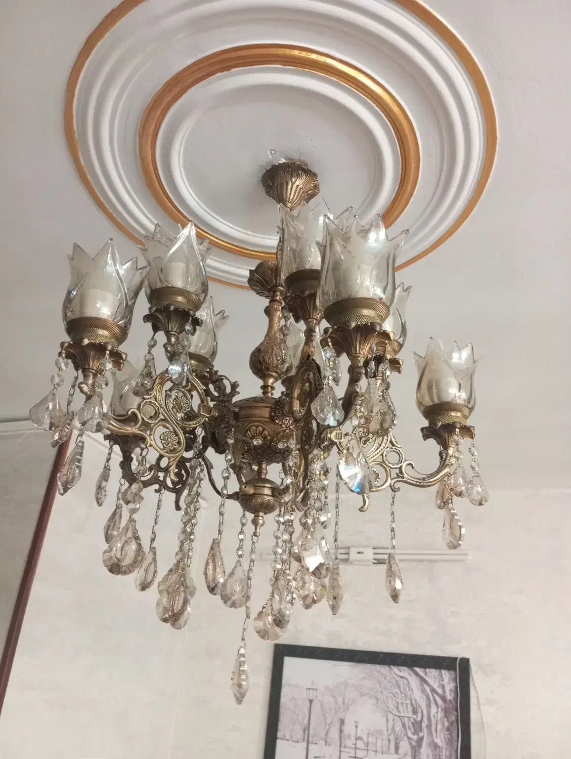 لوستر|لوستر و چراغ آویز|تهران, اسفندیاری|دیوار