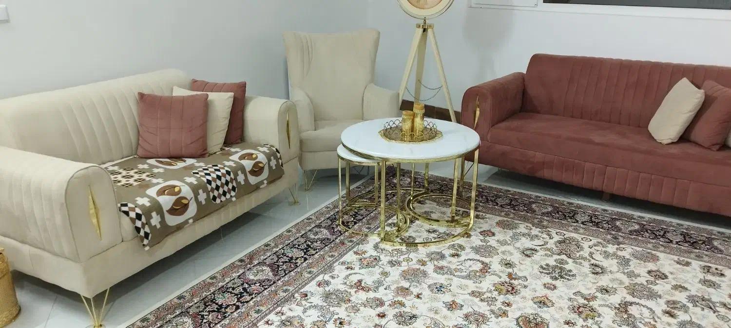 مبل هفت نفره پارچه مازراتی|مبلمان خانگی و میز عسلی|مهریز, |دیوار