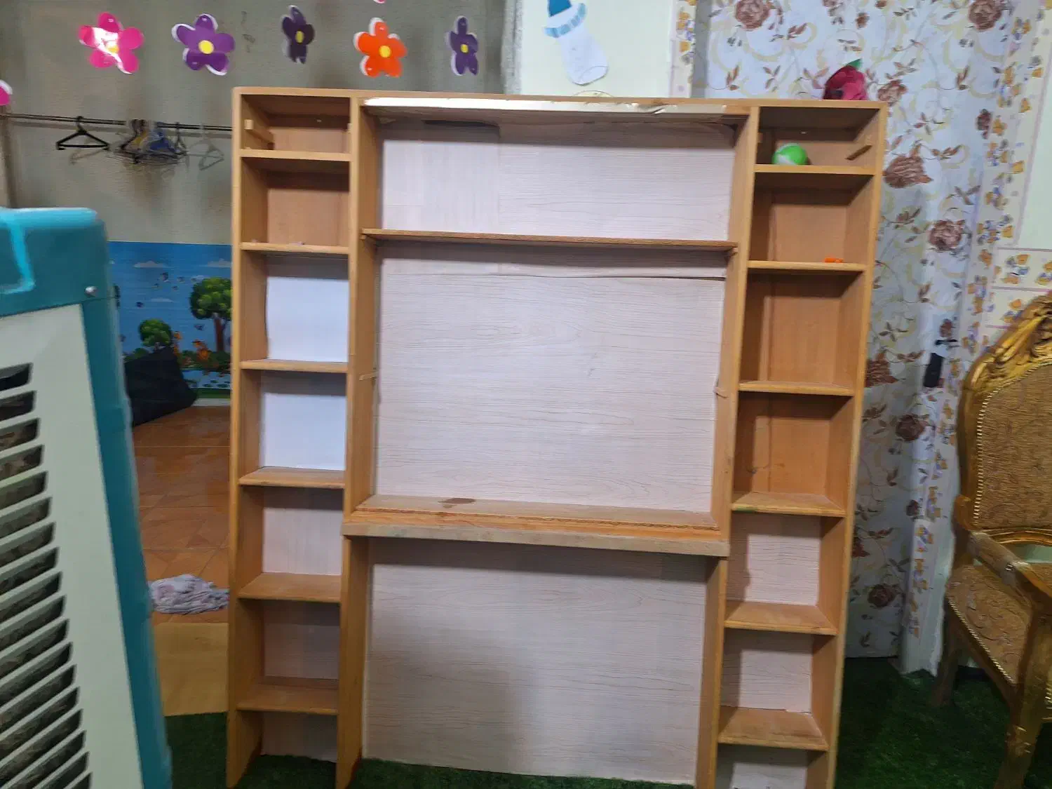 قفسه کتابخانه|کتابخانه، شلف، قفسههای دیواری|کرمانشاه, |دیوار