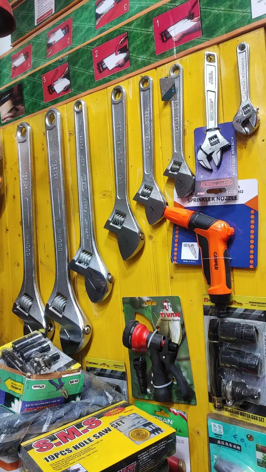 فروش ویژه انواع آچار فرانسه از 5 اینچ تا 24 اینچ|ابزارآلات|اصفهان, کشاورزی|دیوار