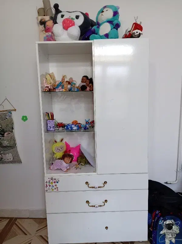 کمد لباس با سه کشو بزرگ|جاکفشی، کمد، دراور|گرگان, |دیوار