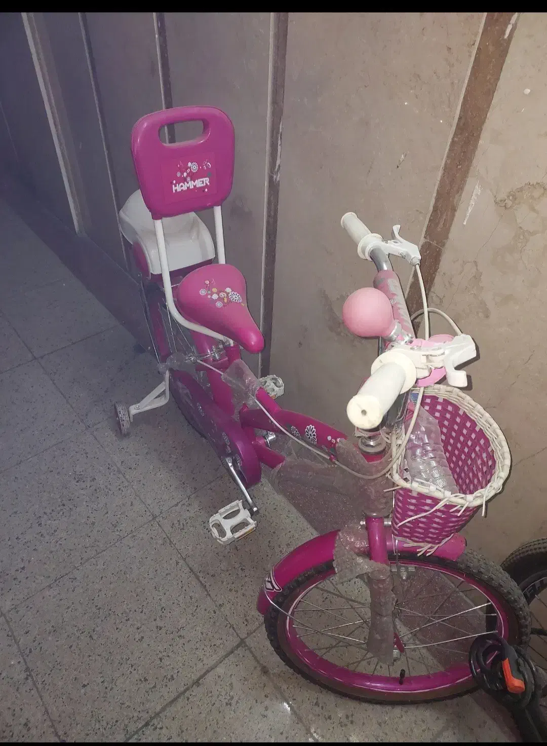 دوچرخه ۱۶ دخترونه|دوچرخه، اسکیت، اسکوتر|ری, سرتخت|دیوار