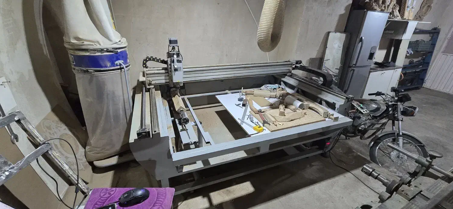 فرز سی ان سی cnc تحت چهار محور سروو موتور|ماشینآلات صنعتی|تهران, ونک|دیوار