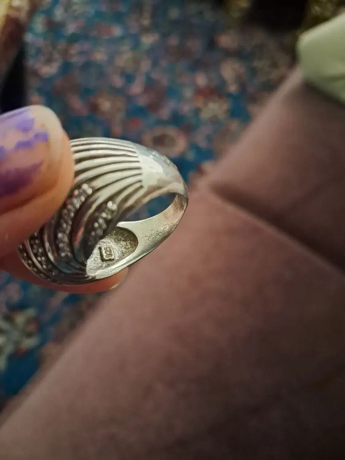 انگشتر نقره اصل ۹۲۵|جواهرات|قم, شاه سید علی|دیوار