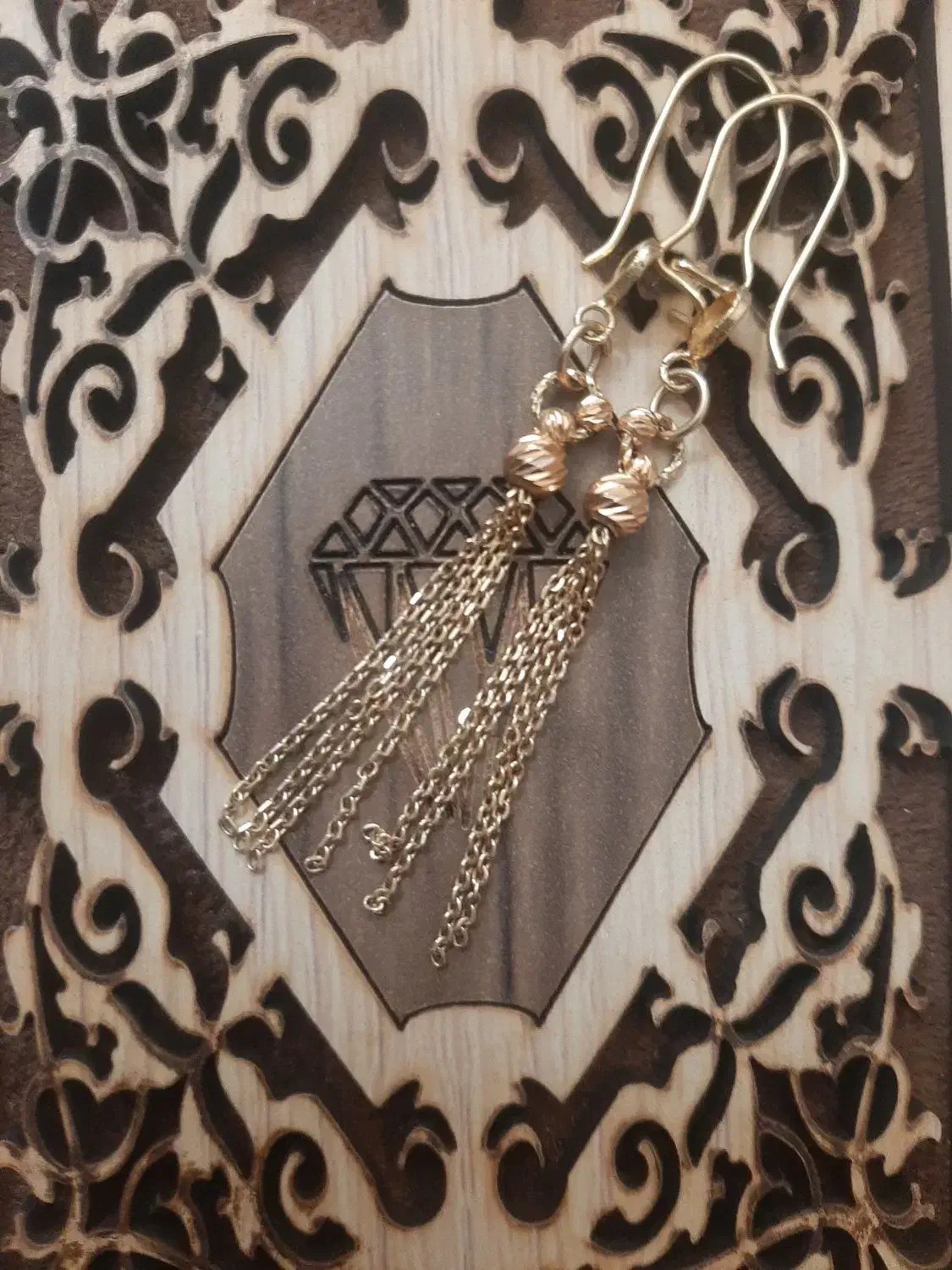 گشواره دو نیم گرم|جواهرات|قم, ارم|دیوار