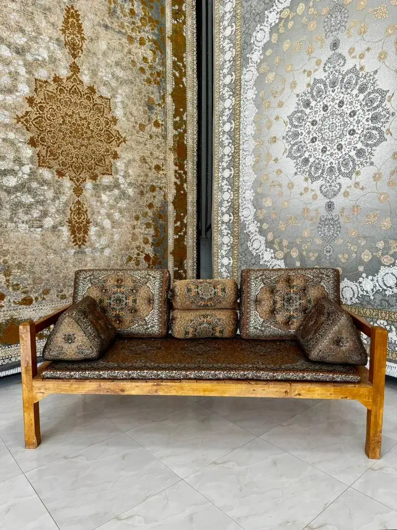 پشتی های شاه نشین 8 تیکه از بهترین متریال .|پشتی|آران و بیدگل, |دیوار