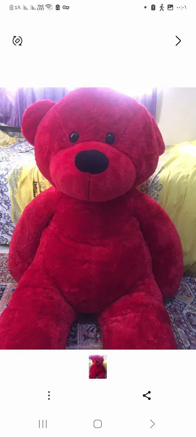 عروسک ولنتاین کادویی در حد نو|اسباب‌‌بازی|میانه, |دیوار